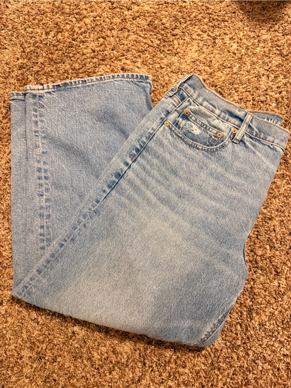 American eagle 14s stovepipe jeans straight leg